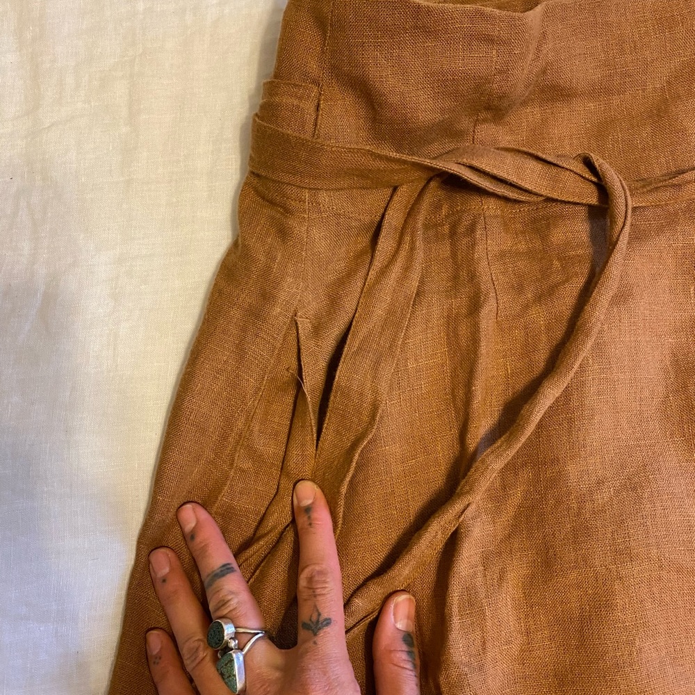 Magic Linen Wrap Skirt - Picture 3 of 3